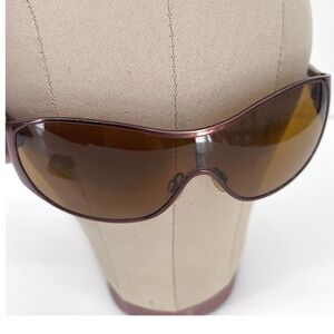 Y2K Oakley Breathless Sunglasses Womens OS Etched Wrap Shield Lenses